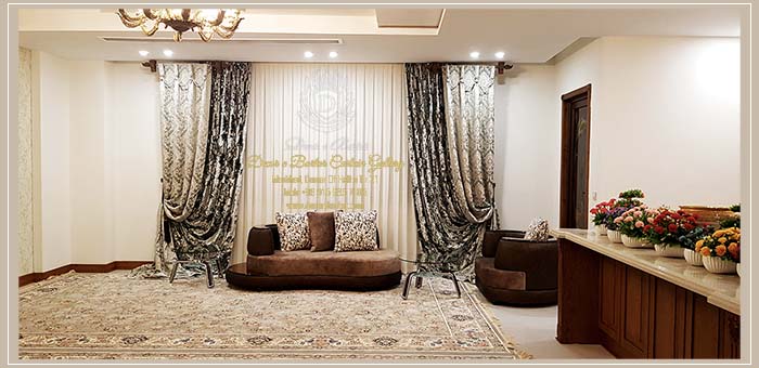 hall and reception curtain